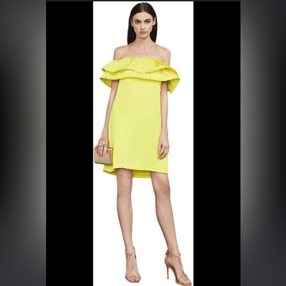 BCBGMaxAzria Sharon Off Shoulder Dress w/ Pockets Size Medium